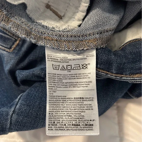 Banana Republic Women’s Wide Leg Denim Jean Size 27/28 Fit & Flare! - Picture 7 of 9